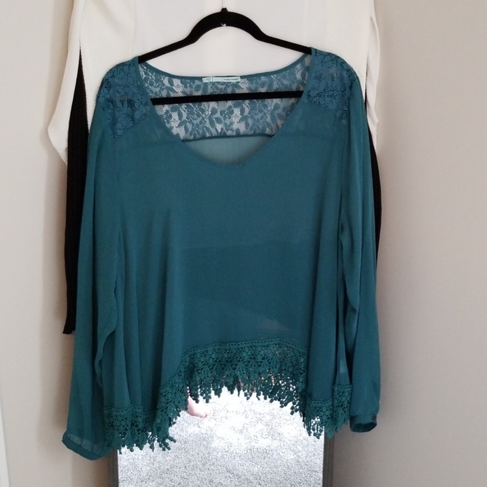 Maurice's flowy top